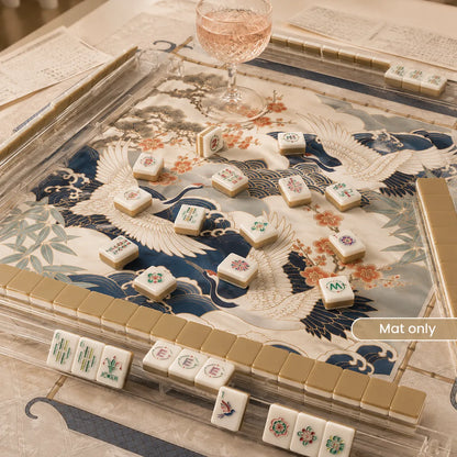 Crane & Plum Blossom Mahjong Mat
